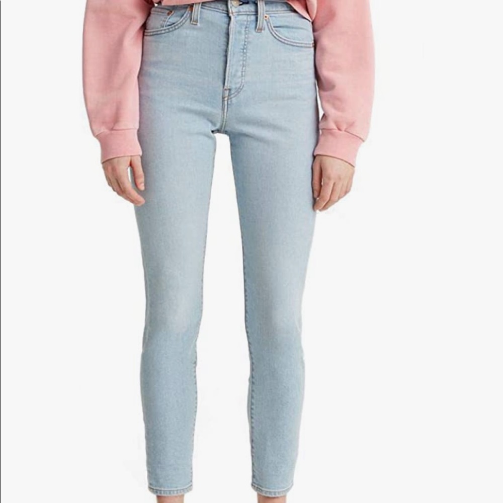 Levi’s Wedgie skinny high rise jeans